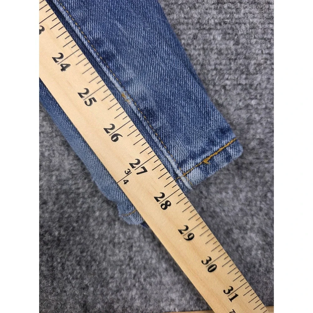 Levis 501 Original Fit Jeans Mens 29x30 Blue Straight Leg Button Fly 00501-0115
